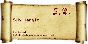 Suh Margit névjegykártya