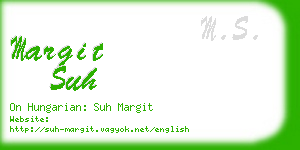 margit suh business card